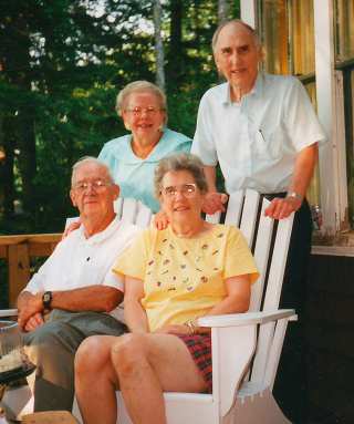 Ruth and Jim's dear friends Marion and Harold Chute